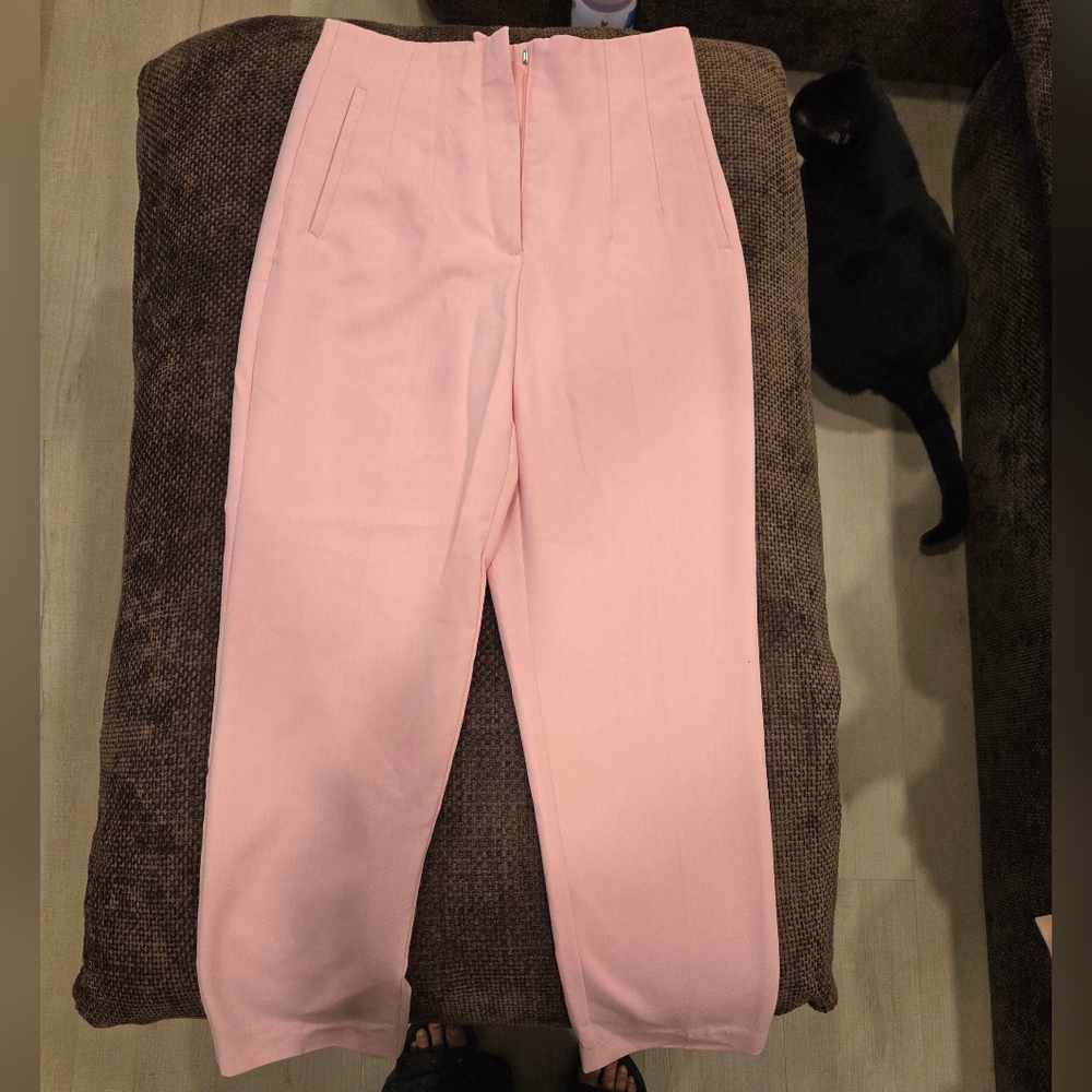 Zara Soft Pink Women's Trousers